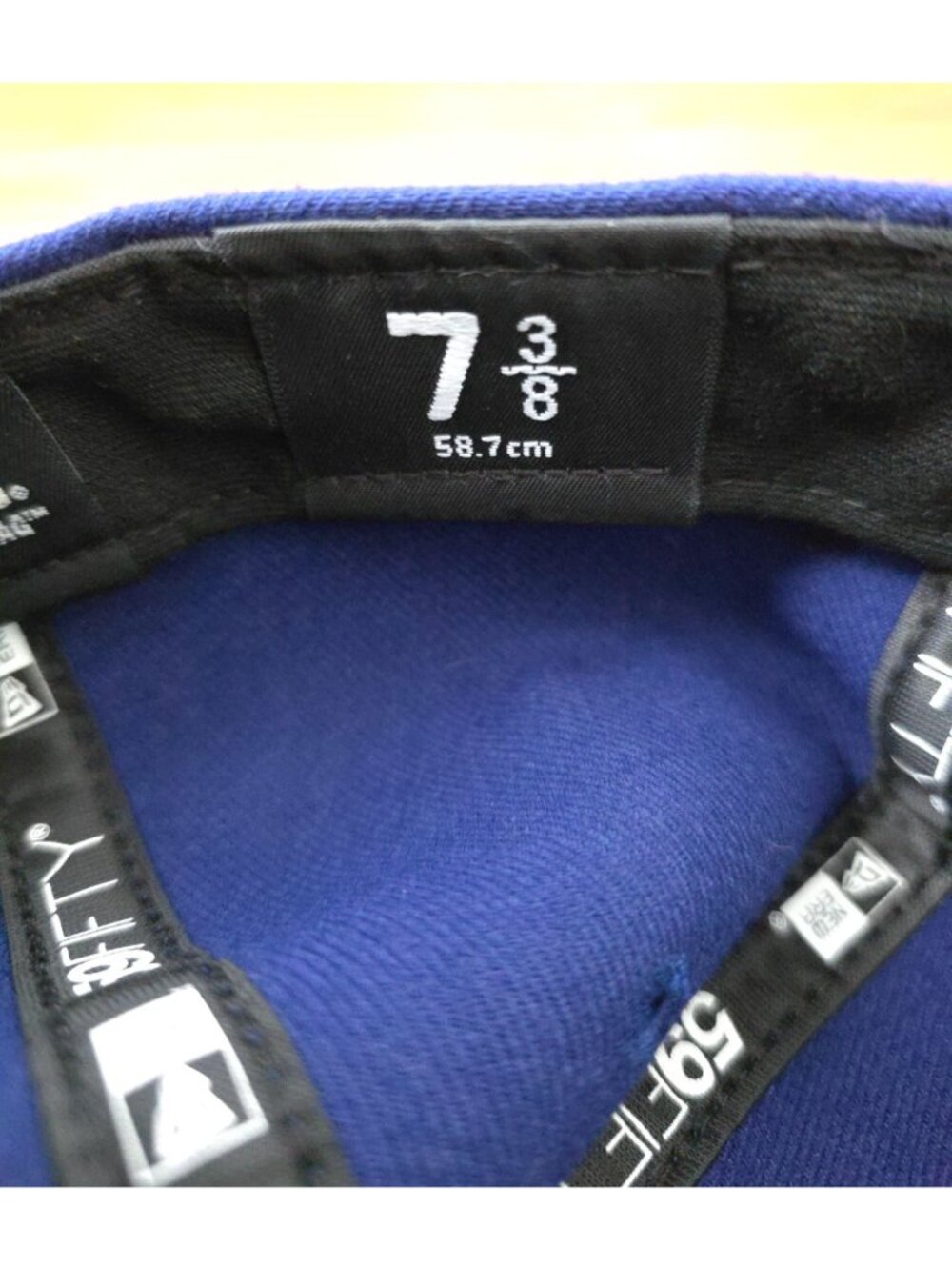 Los Angeles Dodgers New Era 59FIFTY Fitted MLB Official On-Field Cap Sz 7-3/8 - Picture 9 of 10